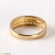 14 karátos arany női gyűrű cirkónia kővel