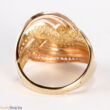 Kép 3/3 - 14k arany női gyűrű cikónia kővel