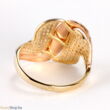 Kép 3/3 - 14k arany női gyűrű cikónia kővel