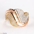 Kép 1/3 - 14k arany női gyűrű cikónia kővel