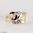 Kép 1/2 - 14 karátos arany női gyűrű