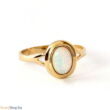 Kép 2/3 - 14k arany női gyűrű opál kővel