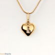 Kép 2/3 - 14 karátos arany szív+kulcs medál (2db)