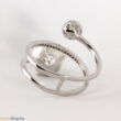Kép 3/3 - Ezüst gyűrű tenyésztett gyönggyel