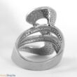 Ezüst gyűrű cirkónia kővel