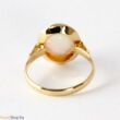 Kép 3/3 - 14 karátos arany női gyűrű opál kővel