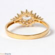 14k arany női gyűrű cirkónia kővel