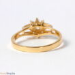 14k arany női gyűrű cirkónia kővel