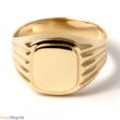 Kép 2/3 - 14 karátos arany férfi pecsét gyűrű