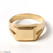 Kép 2/3 - 14 karátos arany férfi pecsét gyűrű