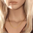 Kép 2/2 - 14karátos arany préselt női nyaklánc