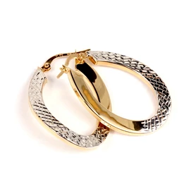 Arany fülbevalók kő nélkül Arany fülbevalók kő nélkül