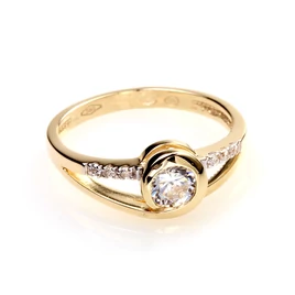 14karátos arany eljegyzési gyűrű