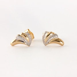 14 karátos arany stekkeres fülbevaló