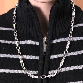 Ezüst barakka nyaklánc