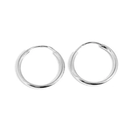 Ezüst karika fülbevaló ø18mm