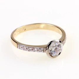 14karátos arany eljegyzési gyűrű