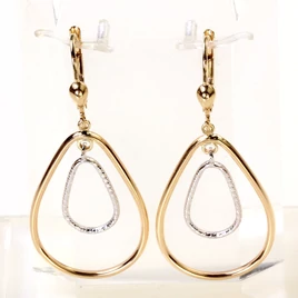 14karátos arany csüngős fülbevaló