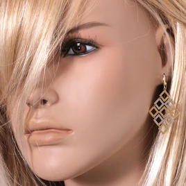 14karátos arany csüngős fülbevaló