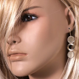 14karátos arany csüngős fülbevaló