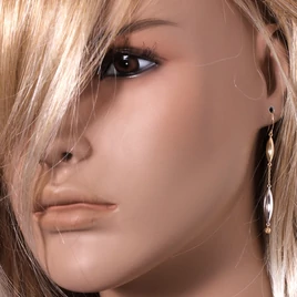 14karátos arany csüngős fülbevaló