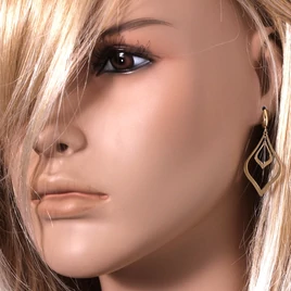 14karátos arany csüngős fülbevaló