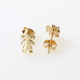 14karátos arany stekkeres lány fülbevaló