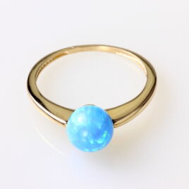 14karátos arany gyűrű opál kővel