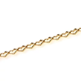 14karátos sárga arany préselt női karkötő