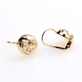 14karátos arany patentzáras fülbevaló