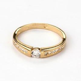 14karátos arany eljegyzési gyűrű