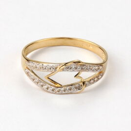 14karátos arany női gyűrű