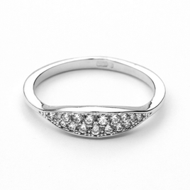 14karátos fehér arany női gyűrű