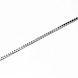 Ezüst velencei kocka bokalánc 23.5 cm - 27.5 cm