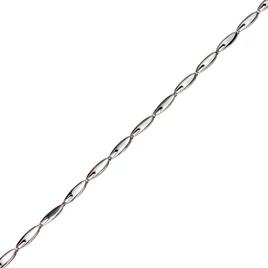 14karátos fehér arany préselt női karkötő