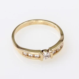 14karátos arany eljegyzési gyűrű