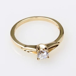 14karátos arany eljegyzési gyűrű