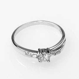 14karátos fehér arany eljegyzési gyűrű 14karátos fehér arany eljegyzési gyűrű