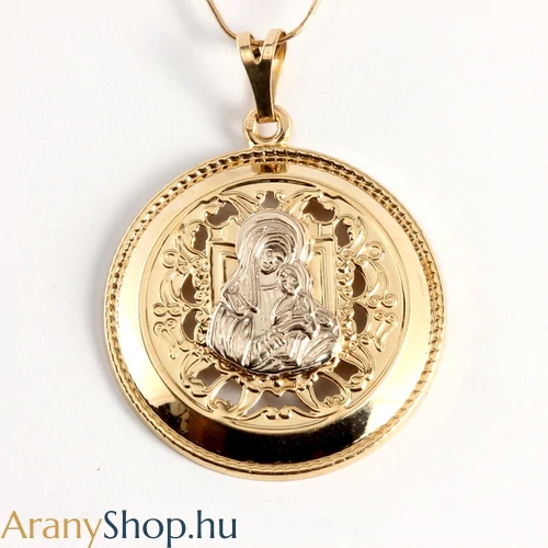 14 karátos arany medál