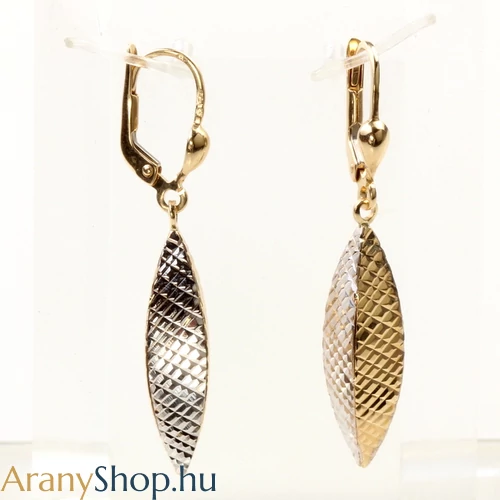 14karátos arany csüngős fülbevaló
