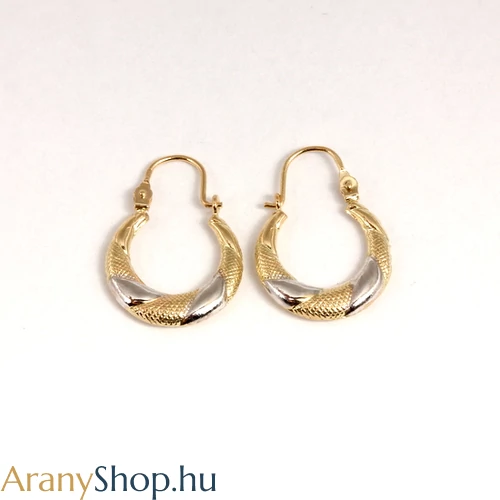 14k arany gyerek kreola fülbevaló
