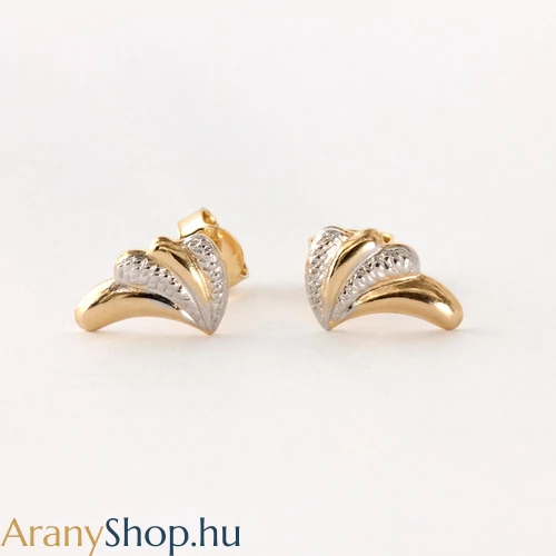 14 karátos arany stekkeres fülbevaló
