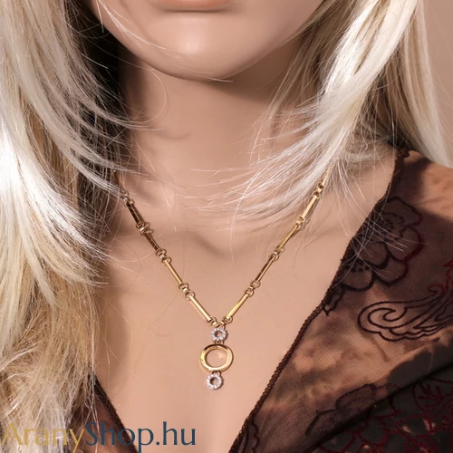 14karátos arany nyakék