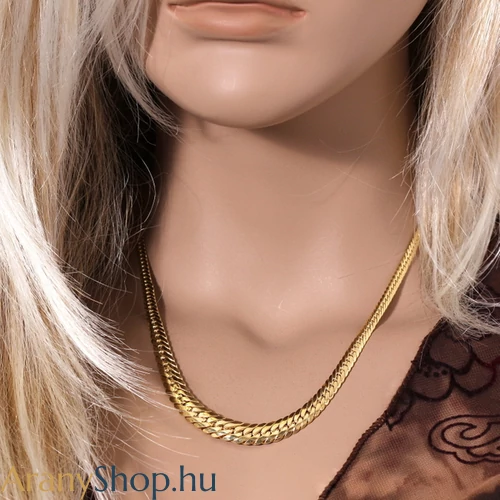14k arany kobra spiga nyakék