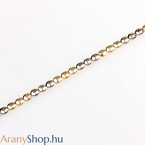 14 karátos arany bokalánc 25-27cm-es (állítható)