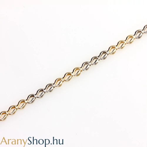 14 karátos arany bokalánc 25-26.5cm-es (állítható)