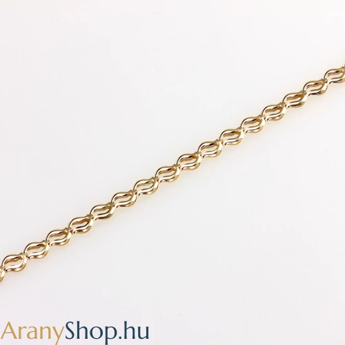 14 karátos arany bokalánc 25-26.5cm-es (állítható)