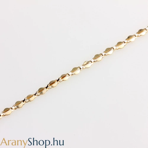 14 karátos arany bokalánc 24.5-26.5cm-es (állítható)
