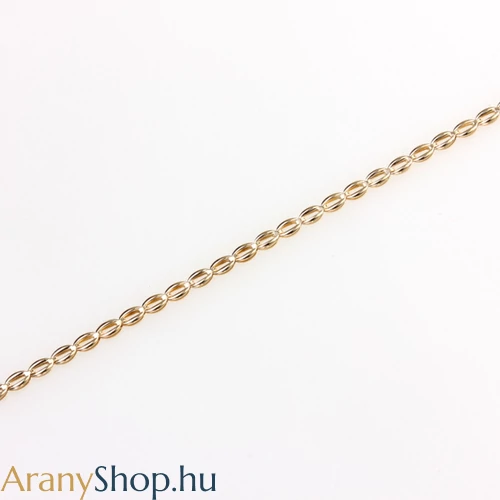14 karátos arany bokalánc 23-24.5cm-es (állítható)