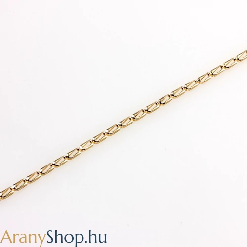 14 karátos arany bokalánc 23.5-25.5cm-es (állítható)